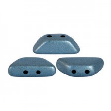 Les perles par Puca® Tinos beads Metallic Mat Blue 23980/79031
